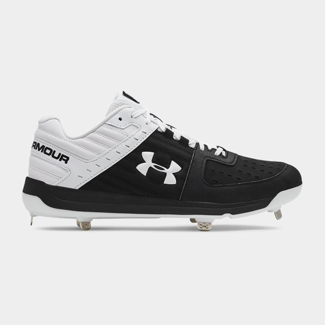 Under Armour Ignite Low ST - Panske Baseballová Obuv - Čierne/Biele